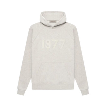 Essentials 1977 Grauer Kapuzenpullover