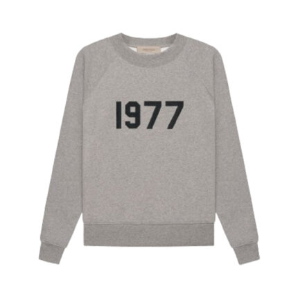 Essentials Crewneck 1977 Dunkelgraues Sweatshirt