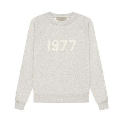 Essentials Crewneck 1977 Graues Sweatshirt