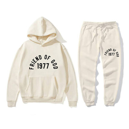 Essentials Friend Of God 1977 Off-White-Trainingsanzug