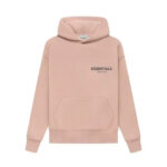 Fear of God Essentials Pullover Rosa Kapuzenpullover