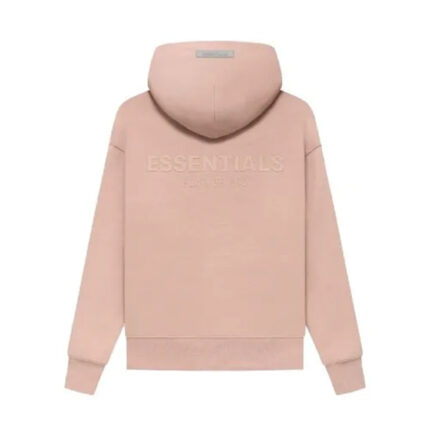 Fear of God Essentials Pullover Rosa Kapuzenpullover