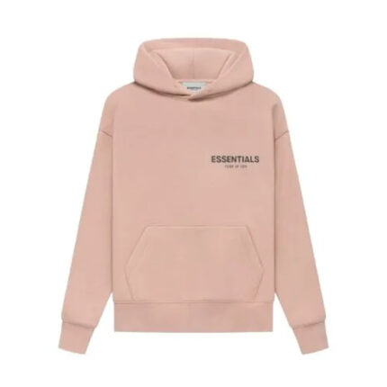 Fear of God Essentials Pullover Rosa Kapuzenpullover